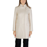 Liu Jo TS.ELEGANCE MF5119 J4873 Cream Polyester Coat