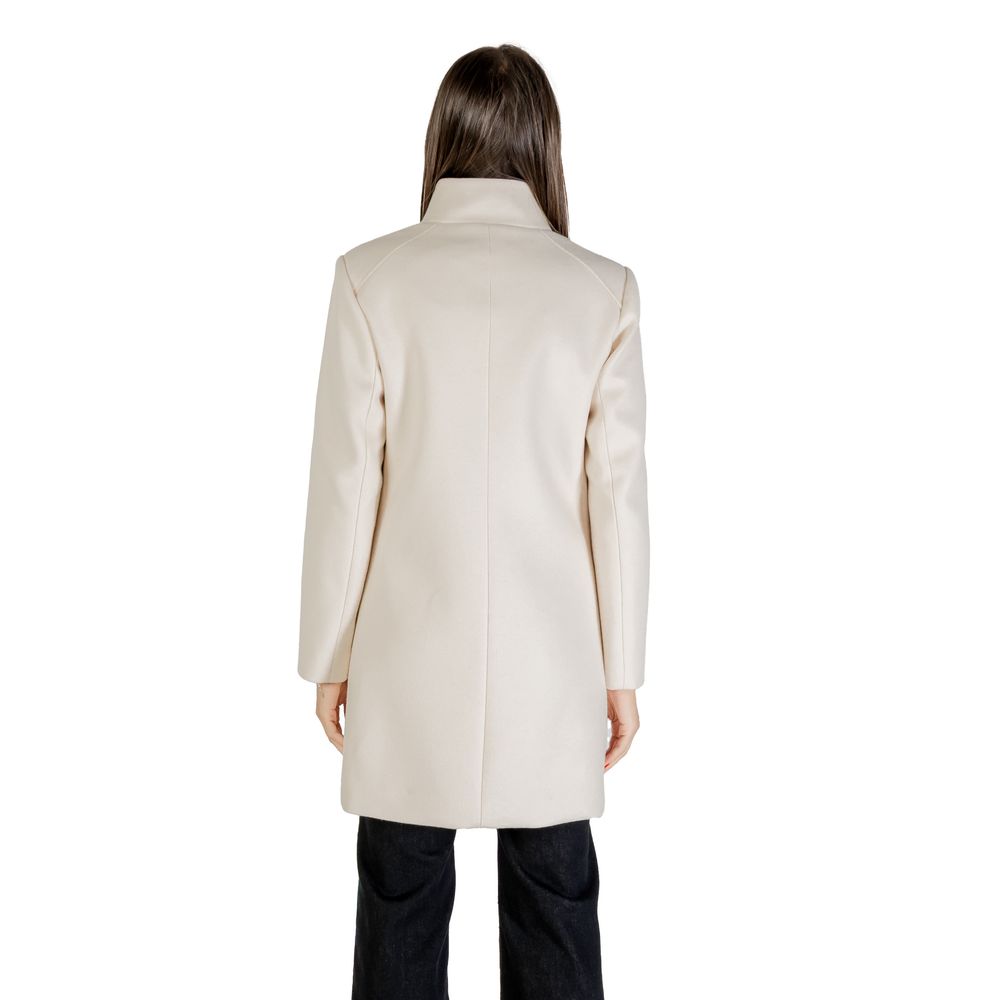 Liu Jo TS.ELEGANCE MF5119 J4873 Cream Polyester Coat