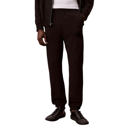 Calvin Klein Jeans Pantalon de jogging noir en coton (Pantalon d'entraînement)