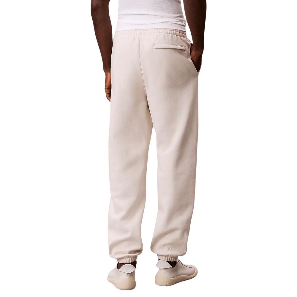 Calvin Klein Jeans Beige Katoenen Joggingbroek
