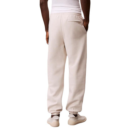 Calvin Klein Jeans Beige Katoenen Joggingbroek