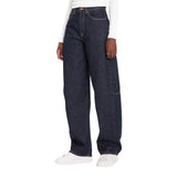 Calvin Klein Jeans Blue Cotton Mom Jeans - Chic & Eco-Friendly