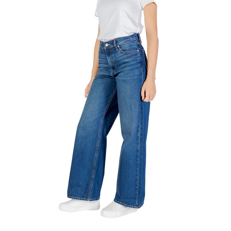 Calvin Klein Jeans Blue Cotton Boyfriend Jeans - Low Rise Style
