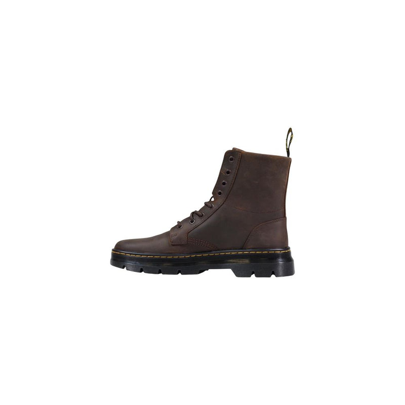 Baskets sportives en cuir marron Dr. Martens