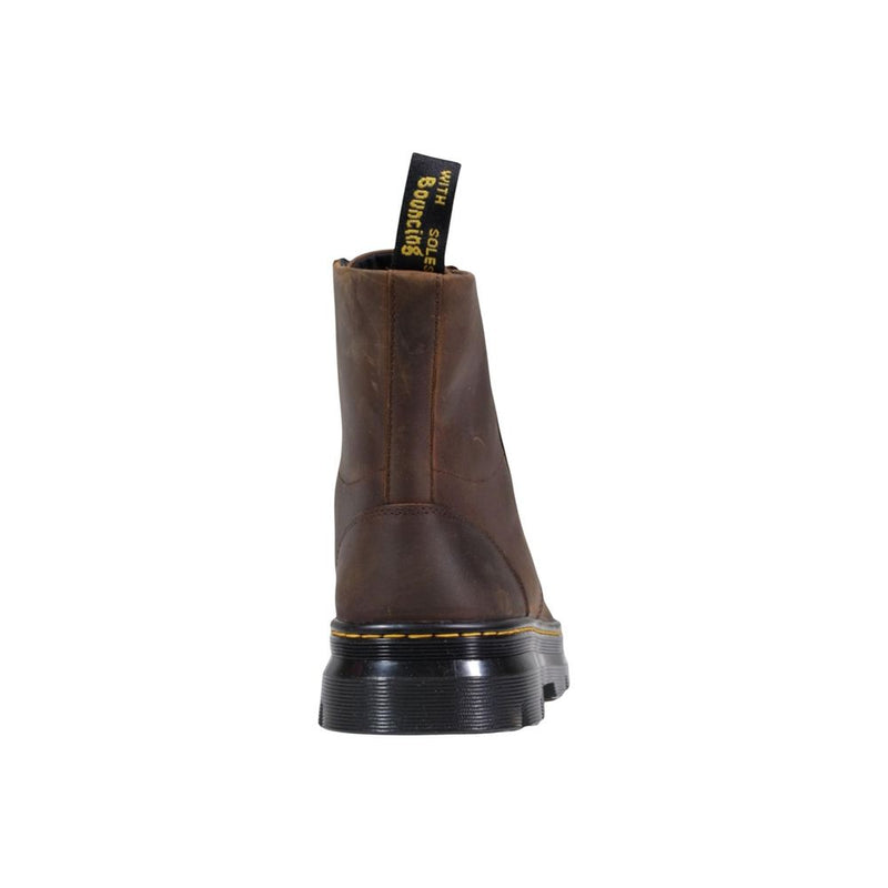 Baskets sportives en cuir marron Dr. Martens