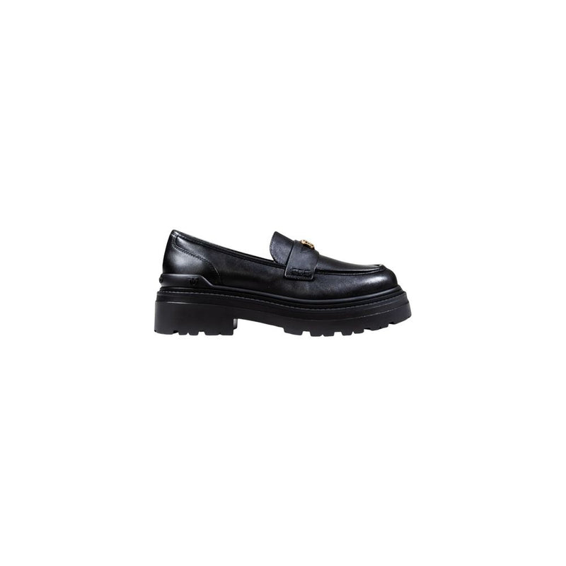 PINKO MIA Black Leather Platform Pumps for Women