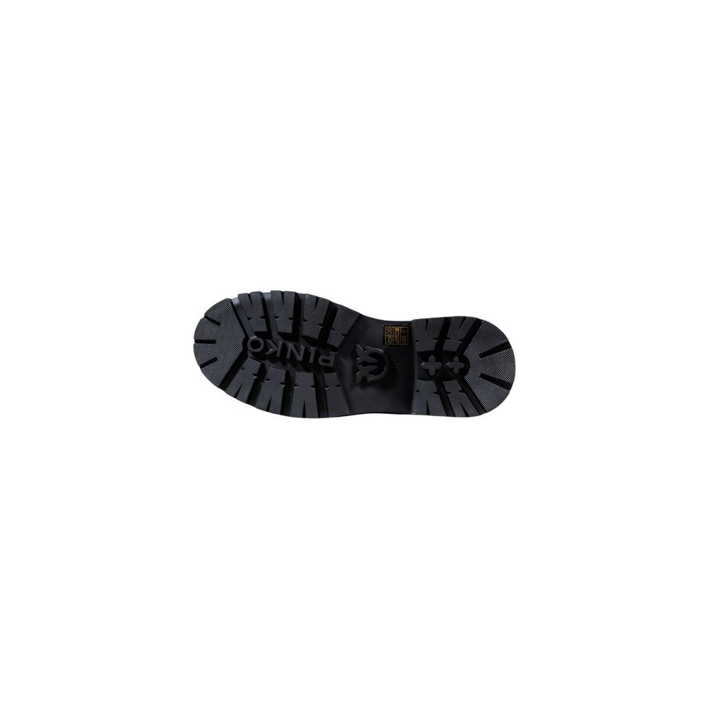 PINKO MIA 07 Black Leather Ankle Boots for Women