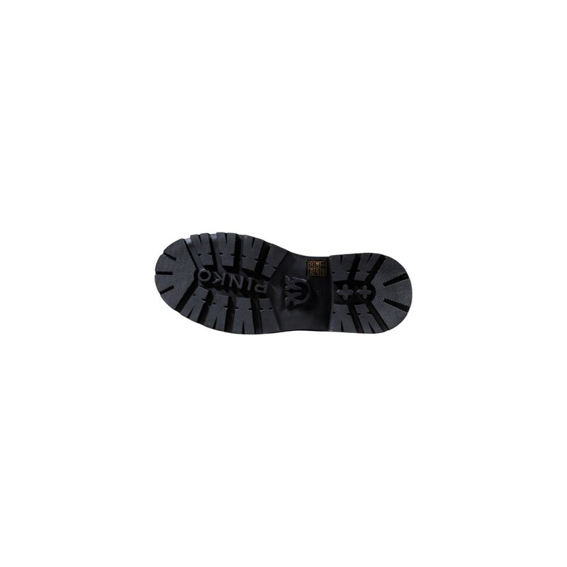 PINKO MIA 07 Black Leather Ankle Boots for Women
