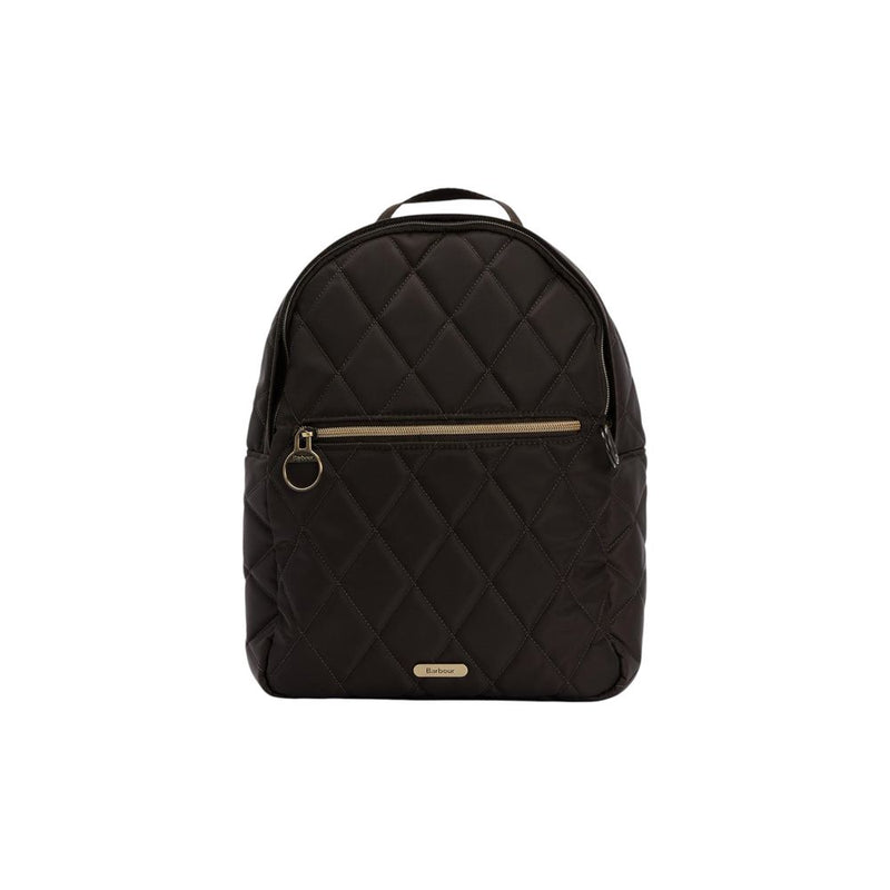Barbour Quilted Green Polyamide Backpack for Women