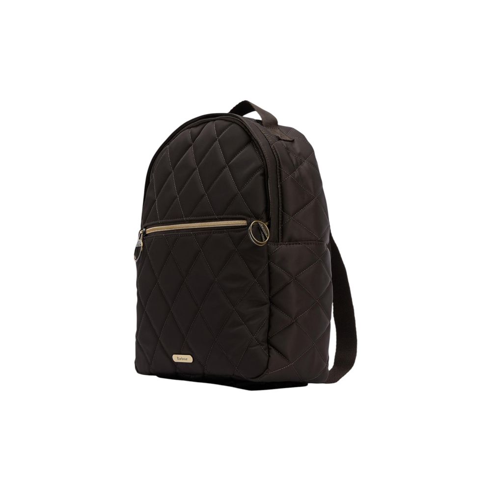 Barbour Quilted Green Polyamide Backpack for Women