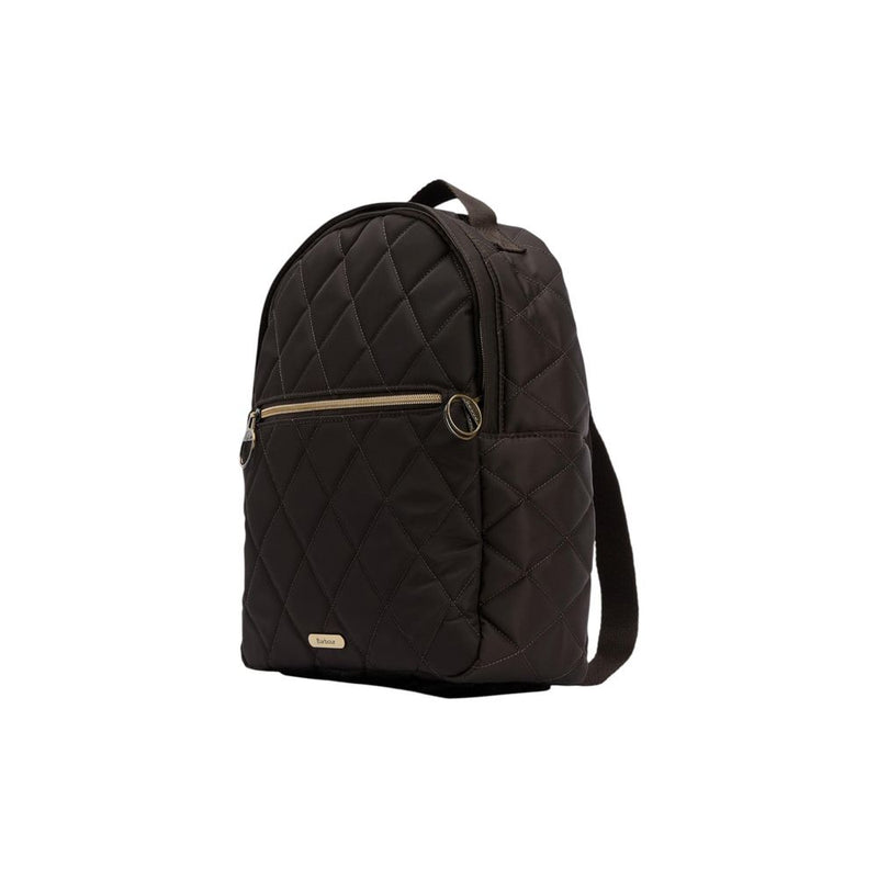 Barbour Quilted Green Polyamide Backpack for Women