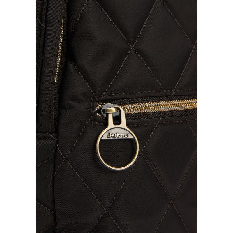 Barbour Quilted Green Polyamide Backpack for Women