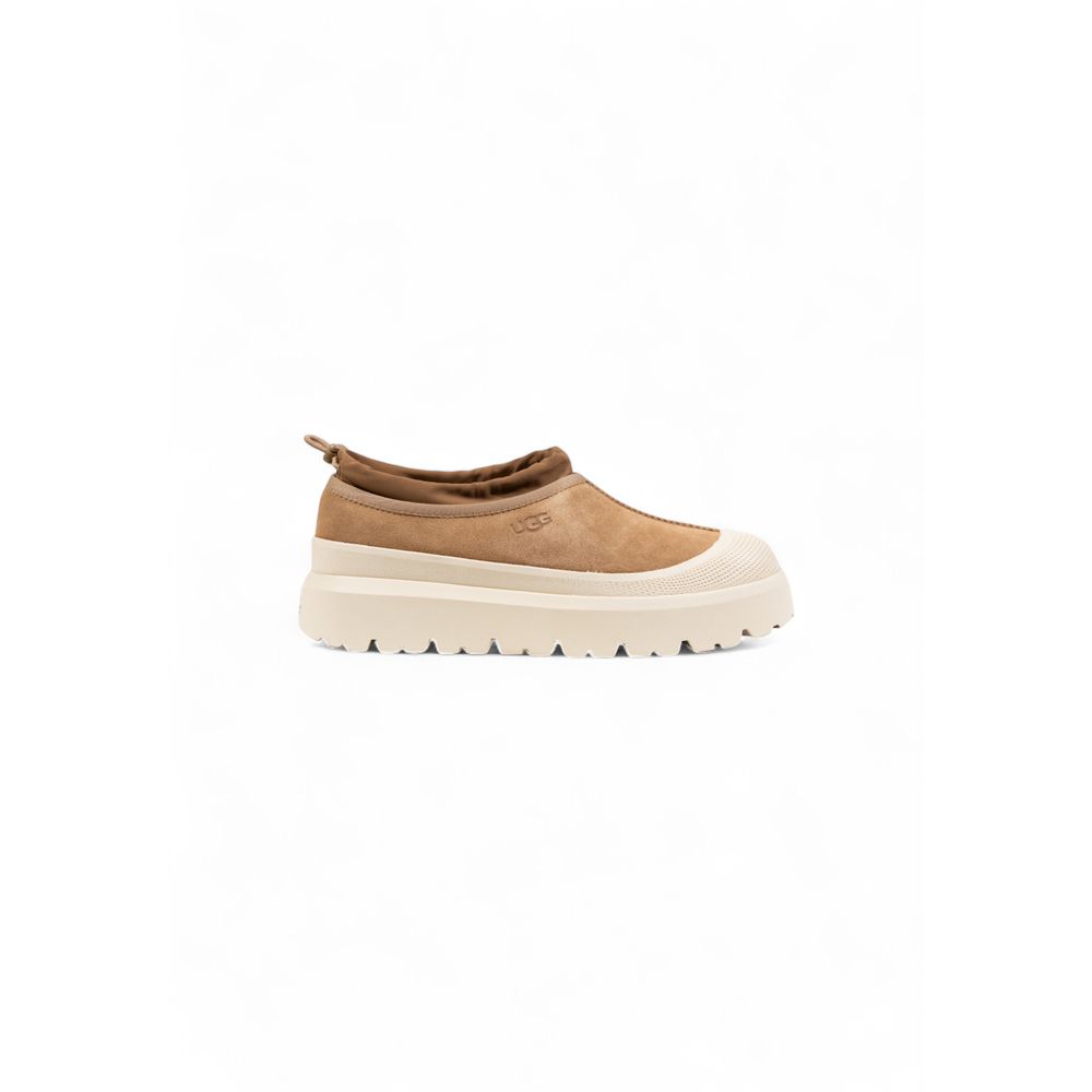UGG Tasman Weather Hybrid Beige Suede Leather Clogs for Men