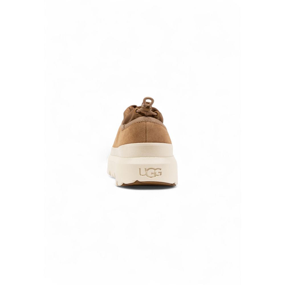 UGG Tasman Weather Hybrid Beige Suede Leather Clogs for Men