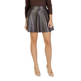 Only Onluna Brown Recycled Polyester Mini Skirt