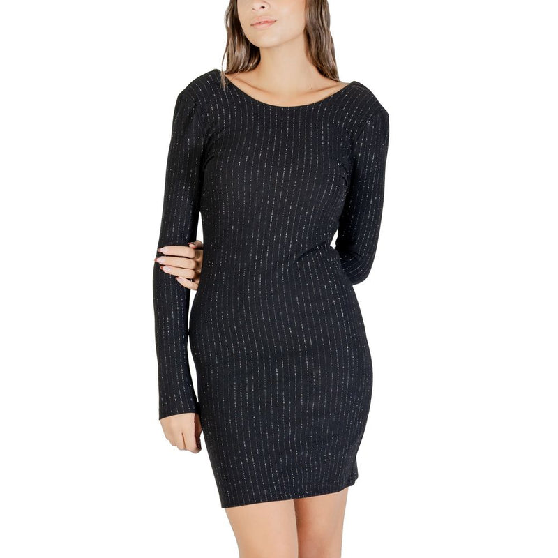 Jacqueline De Yong Jdymary Black Short Dress with Lurex