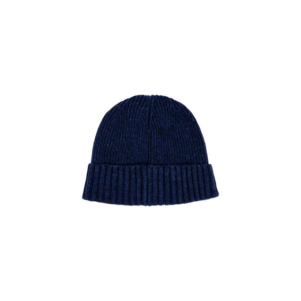 Barbour blauwe wollen pet (baseballpet)