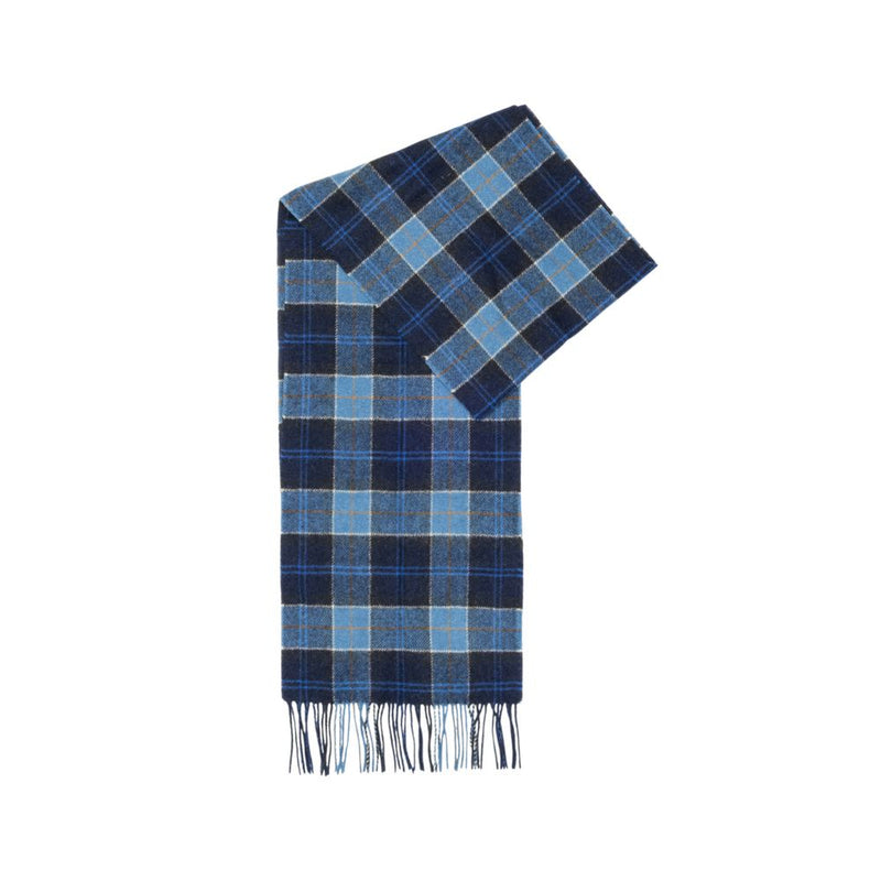 Barbour blauwe wollen sjaal