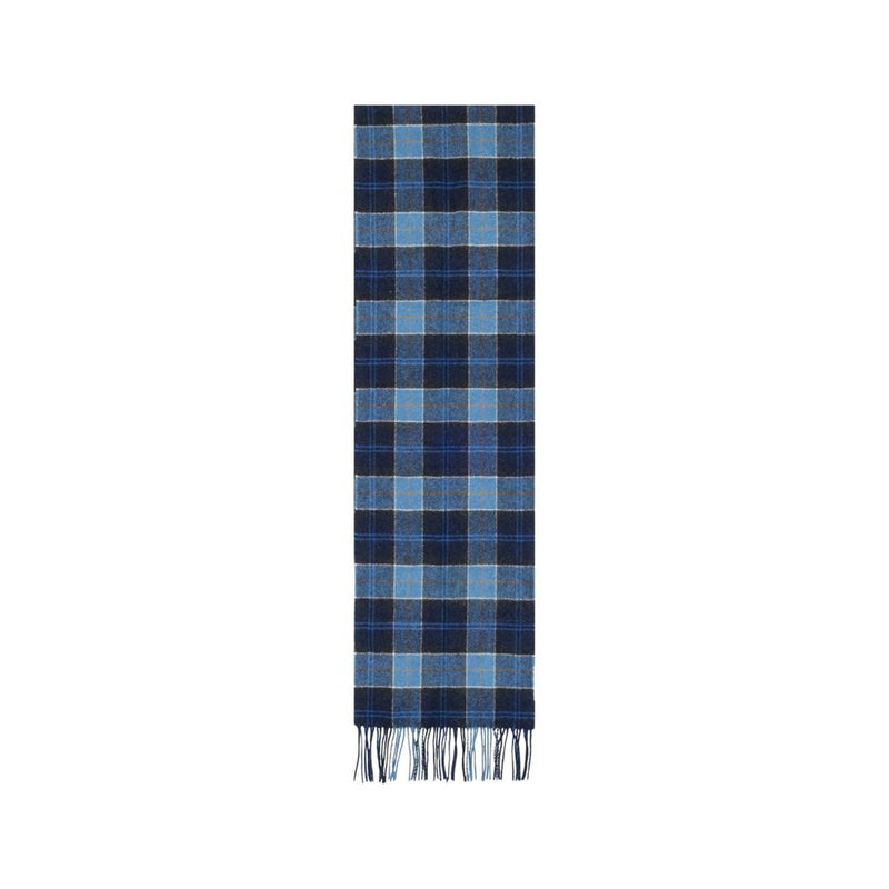 Barbour blauwe wollen sjaal