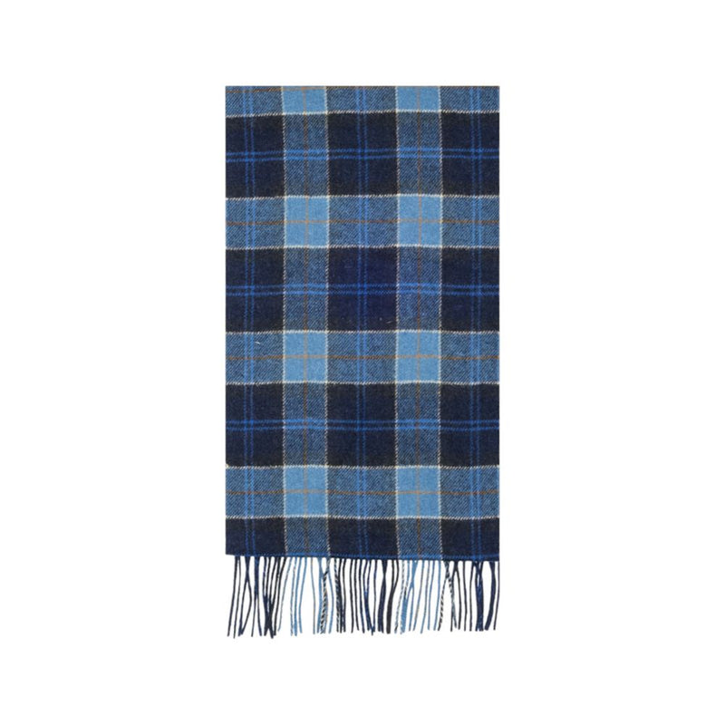 Barbour blauwe wollen sjaal