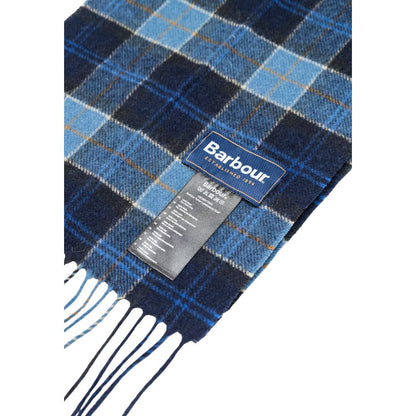 Écharpe Barbour en laine bleue