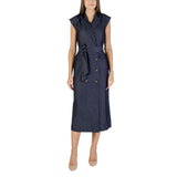 ICHI IHJUMI DR 20124606 Blue Long Dress for Women