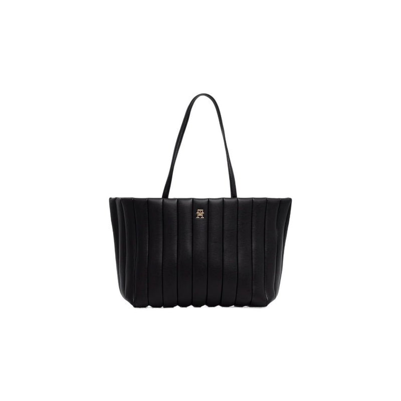 Tommy Hilfiger TH GRACE TOTE - Sac à main en polyuréthane noir
