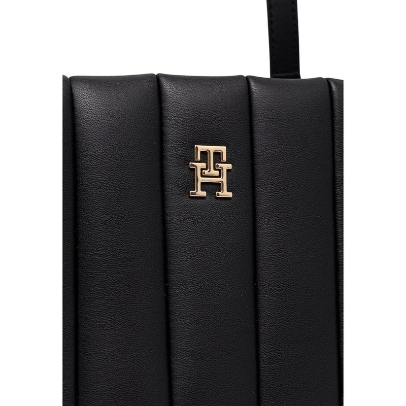 Tommy Hilfiger TH GRACE TOTE - Sac à main en polyuréthane noir