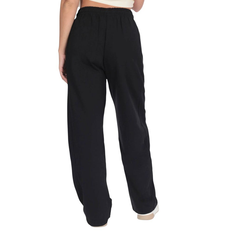 County of Milan Black Cotton Joggers Model 25ICM30031 for Women