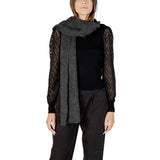 Only Gray Recycled Polyester Scarf - ONLAURORA STRUCTURED KNIT