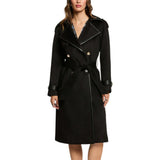 Morgan De Toi Black Polyester Coat - Elegant & Comfortable