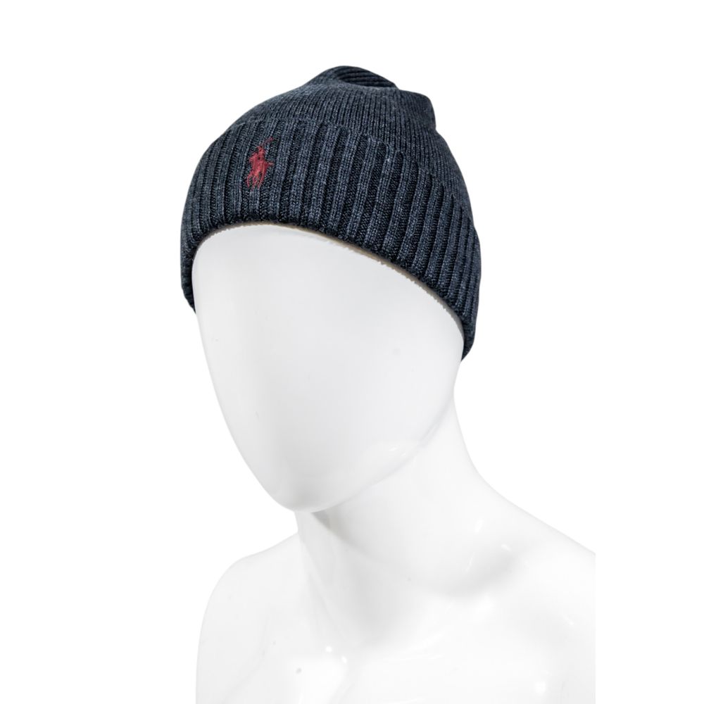 Casquette en laine grise Ralph Lauren