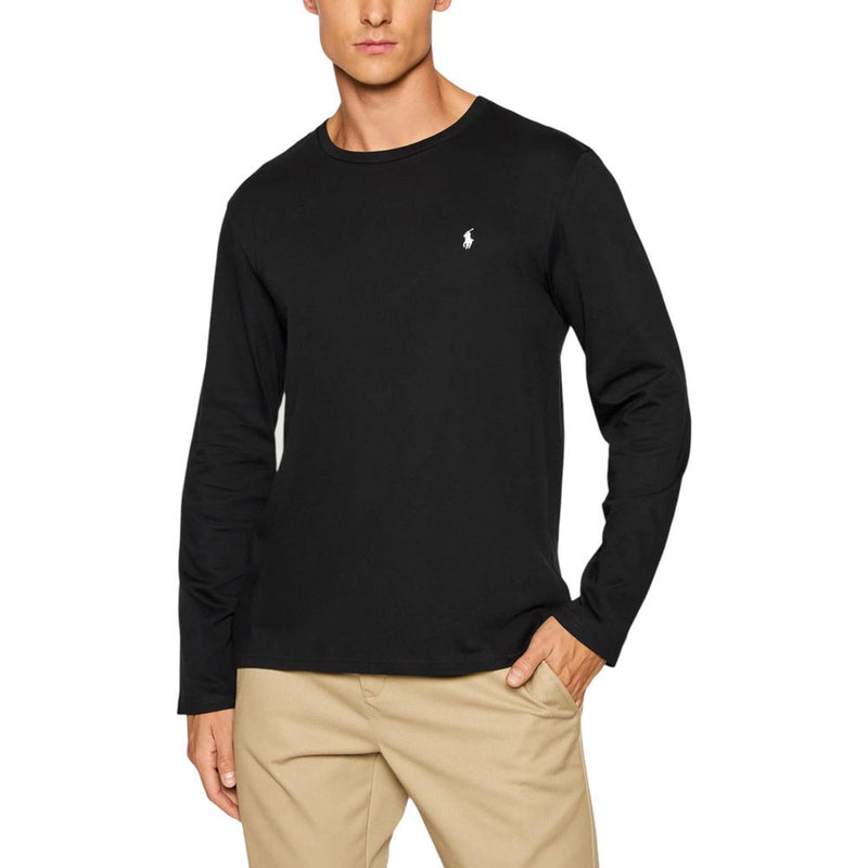 Ralph Lauren Zwart Katoenen T-shirt met lange mouwen