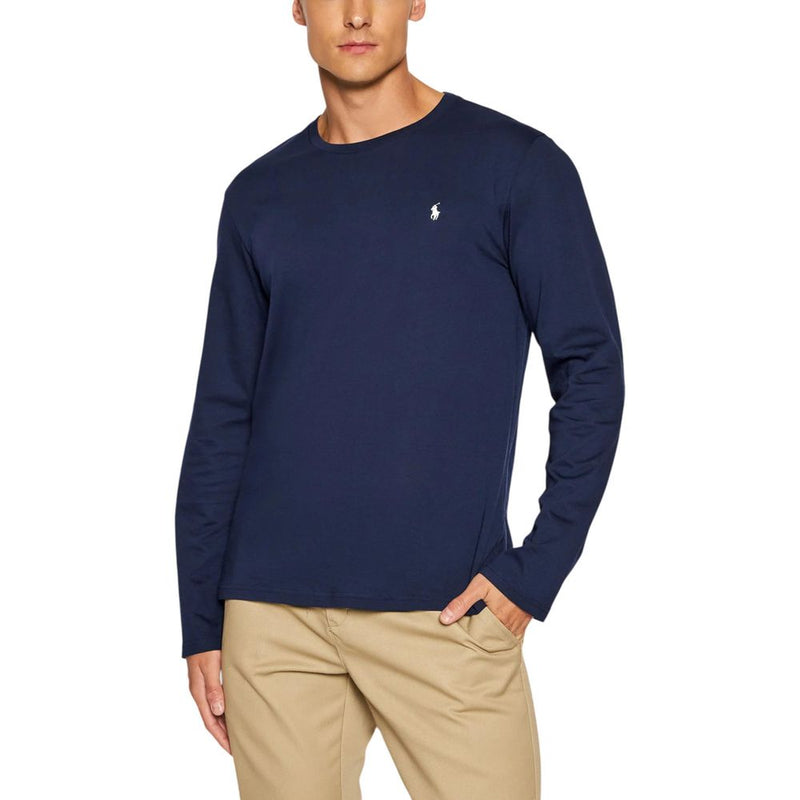 Ralph Lauren Blauw Katoenen T-shirt met lange mouwen