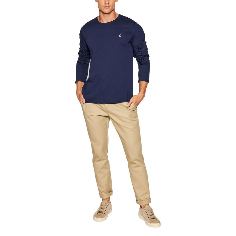 Ralph Lauren Blauw Katoenen T-shirt met lange mouwen