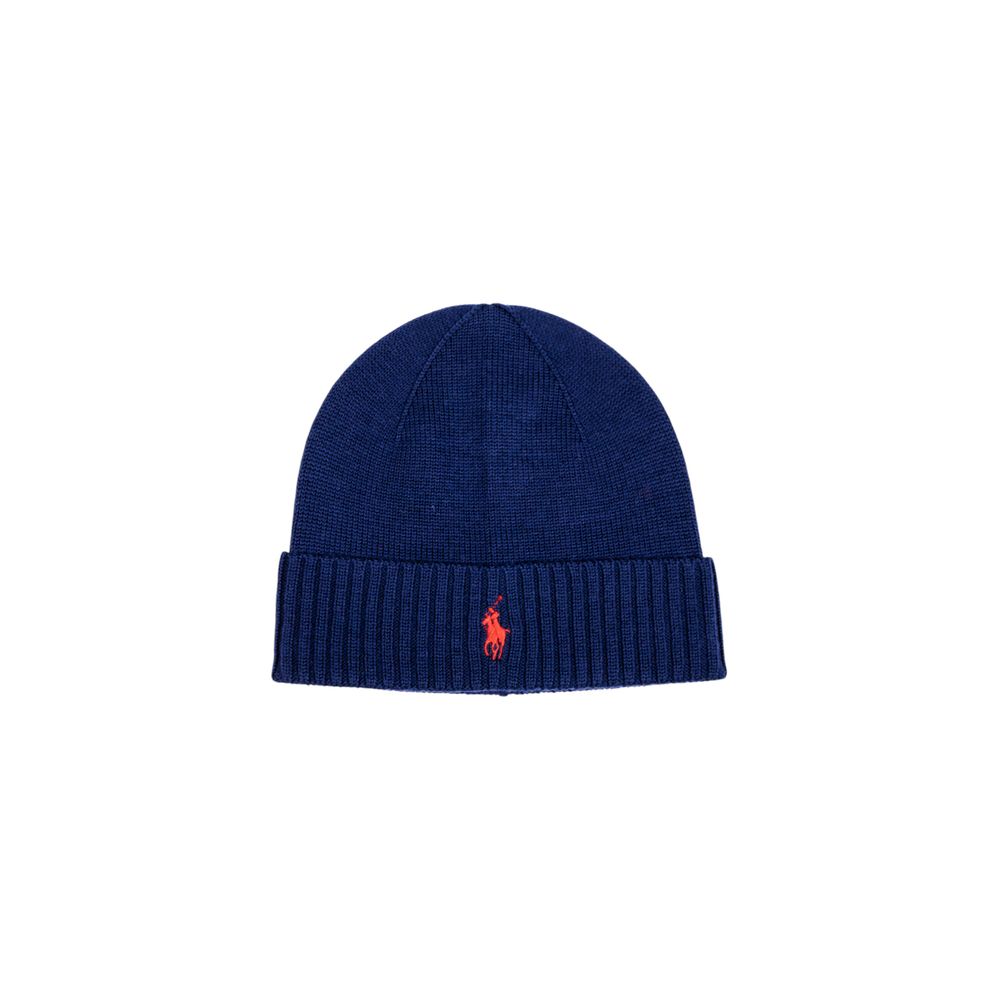 Casquette Ralph Lauren en laine bleue (casquette de baseball)