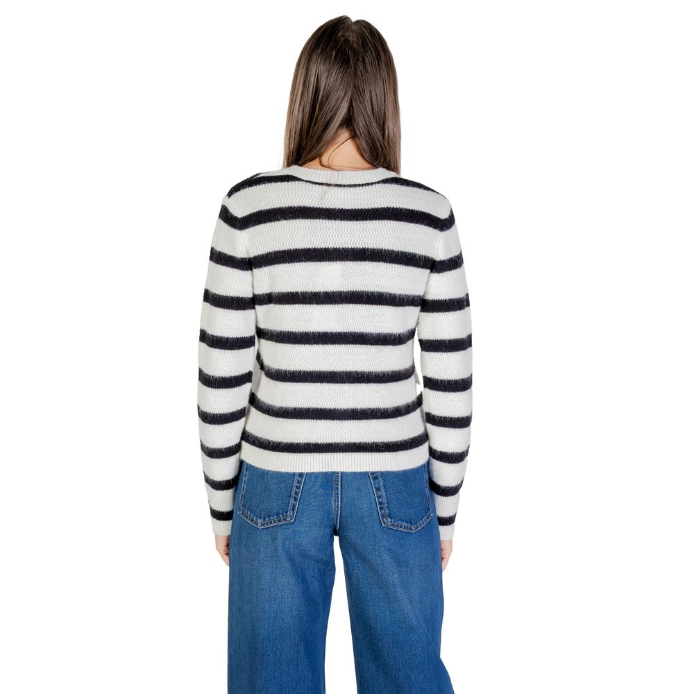 Morgan De Toi White Marabou Cardigan for Women - Model 252-MROXA