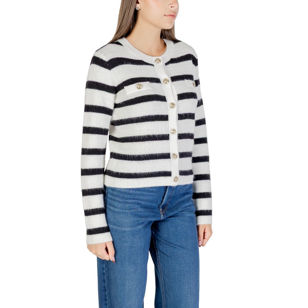 Morgan De Toi White Marabou Cardigan for Women - Model 252-MROXA
