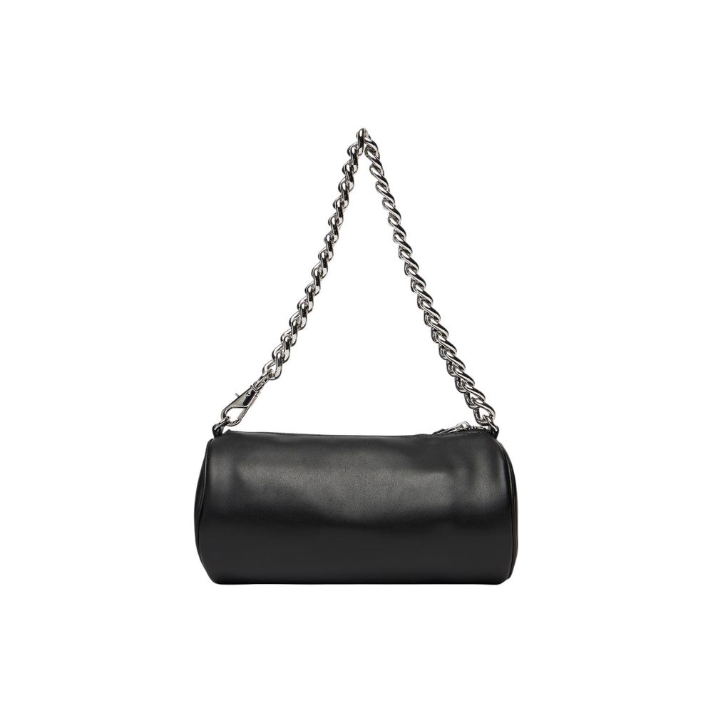 Tommy Hilfiger Jeans TJW Chain Shoulder Bag - Black Eco-Leather