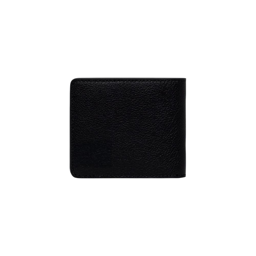 Portefeuille en cuir noir Tommy Hilfiger Jeans