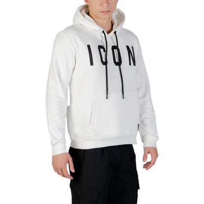 Icoon Zwart-Witte Katoenen Hoodie