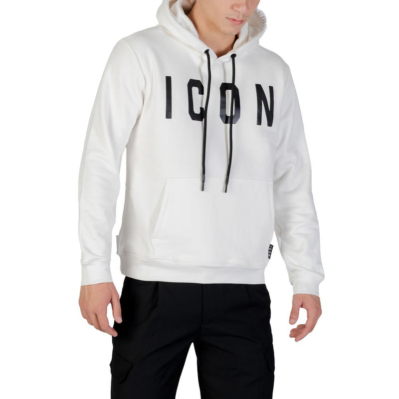 Icoon Zwart-Witte Katoenen Hoodie