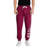 Icon Bordeaux Cotton Joggers (Workout Pants) - Comfort & Style