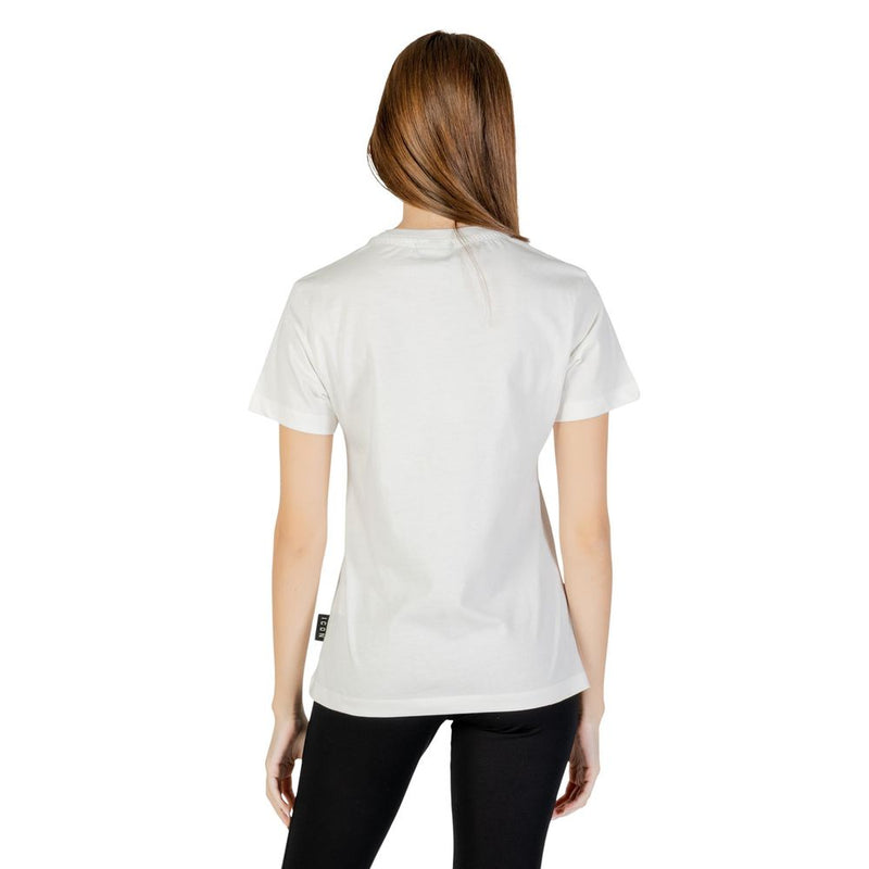 Icon Cream Cotton T-Shirt for Women - Stylish & Comfortable