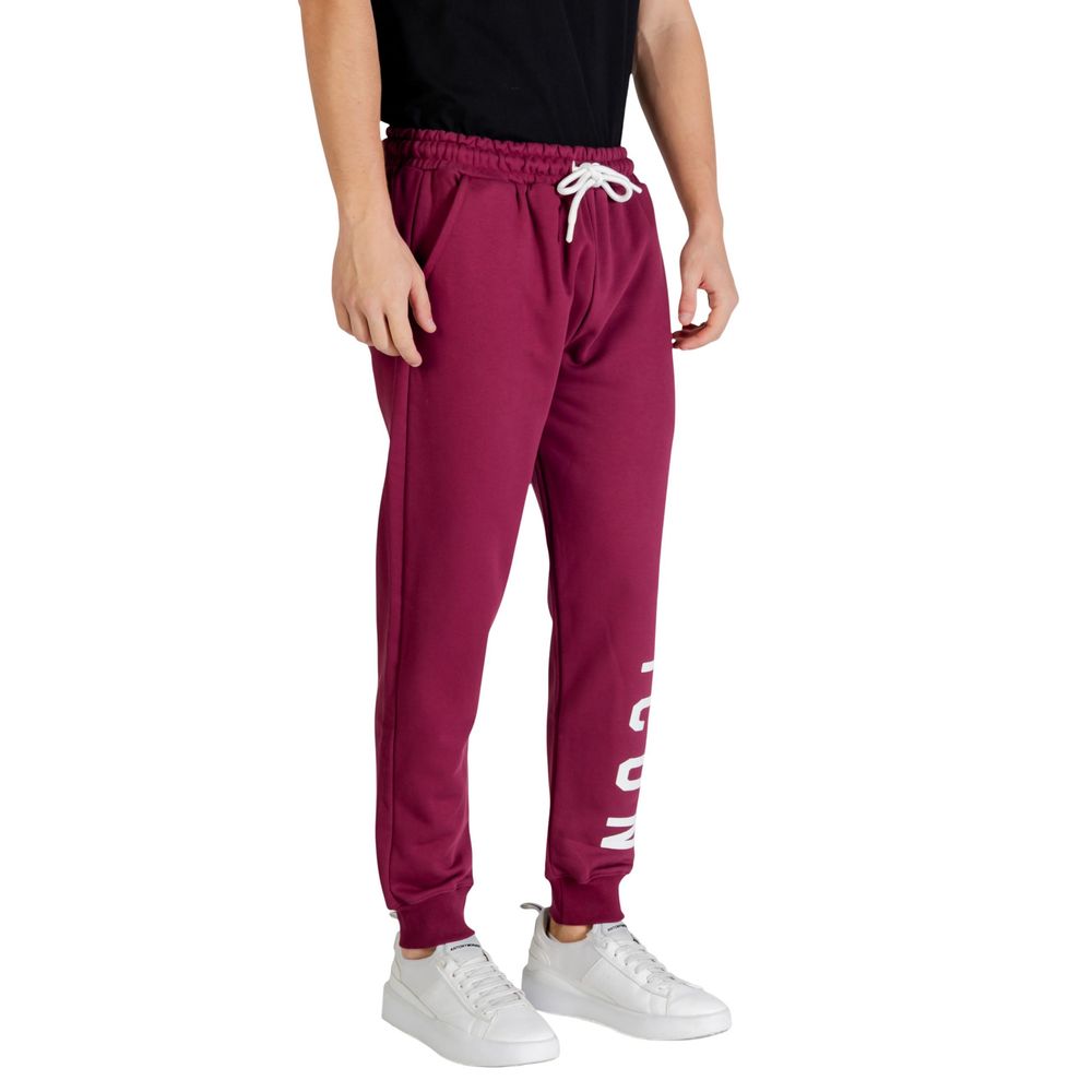Icon Bordeaux Cotton Joggers (Workout Pants) - Comfort & Style