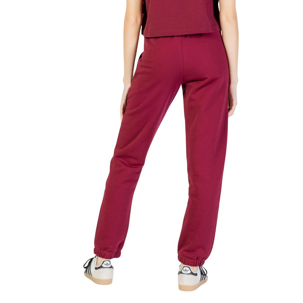 Icon Bordeaux Cotton Joggers for Women - Comfortable & Stylish