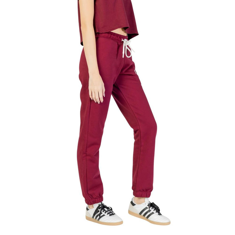 Icon Bordeaux Cotton Joggers for Women - Comfortable & Stylish