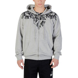 County of Milan Gray Cotton Hoodie F5CAMAHS042