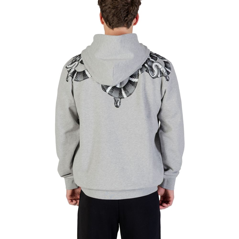 County of Milan Gray Cotton Hoodie F5CAMAHS042