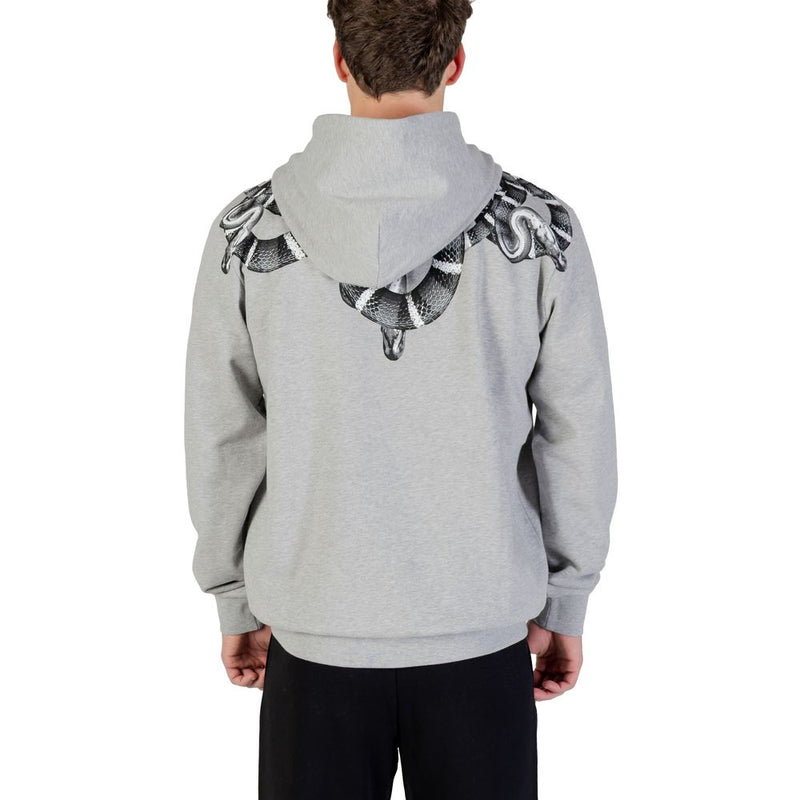 County of Milan Gray Cotton Hoodie F5CAMAHS042